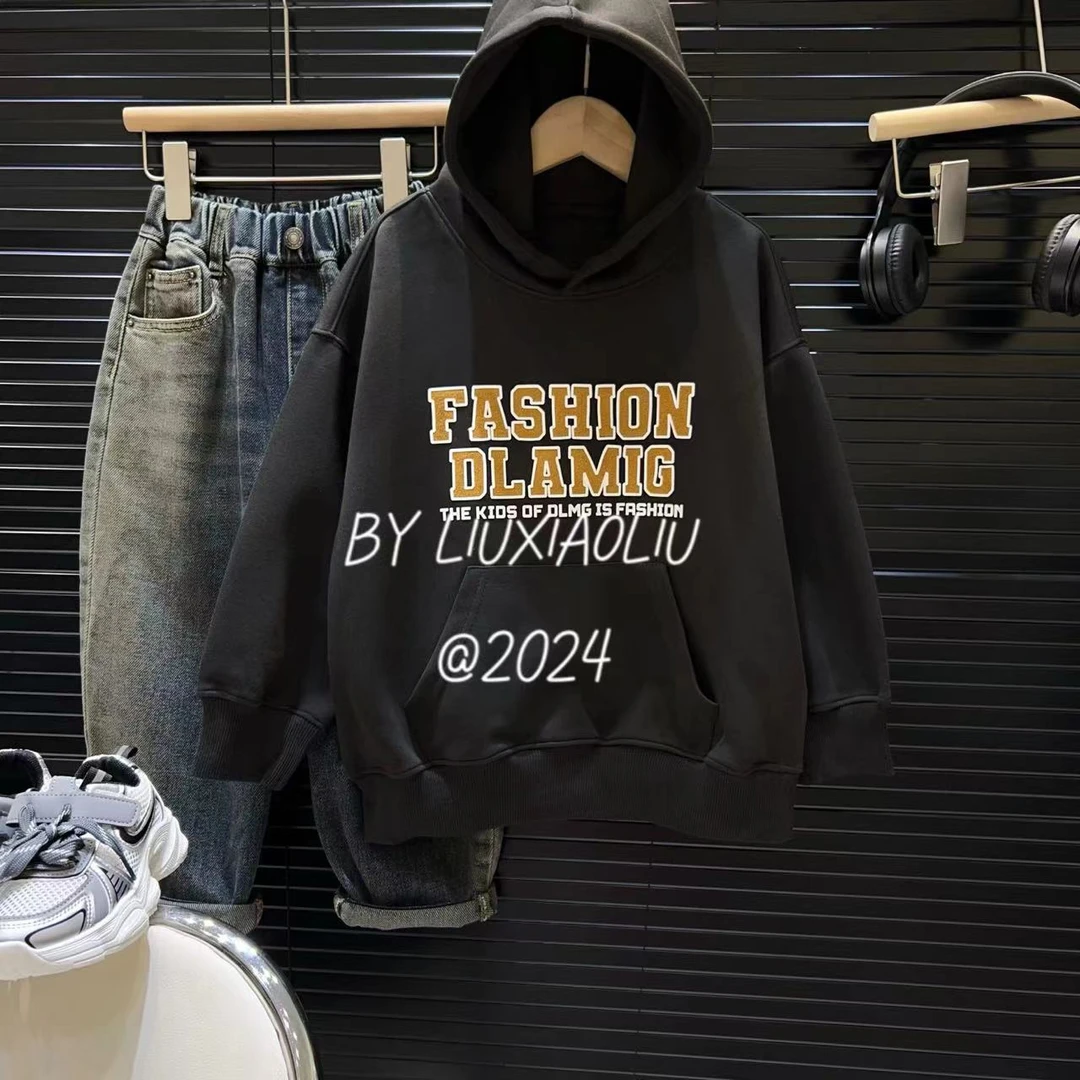 杭州六小六正版 BY LIUXIAOLIU韩版高货秋季儿童连帽卫衣2210