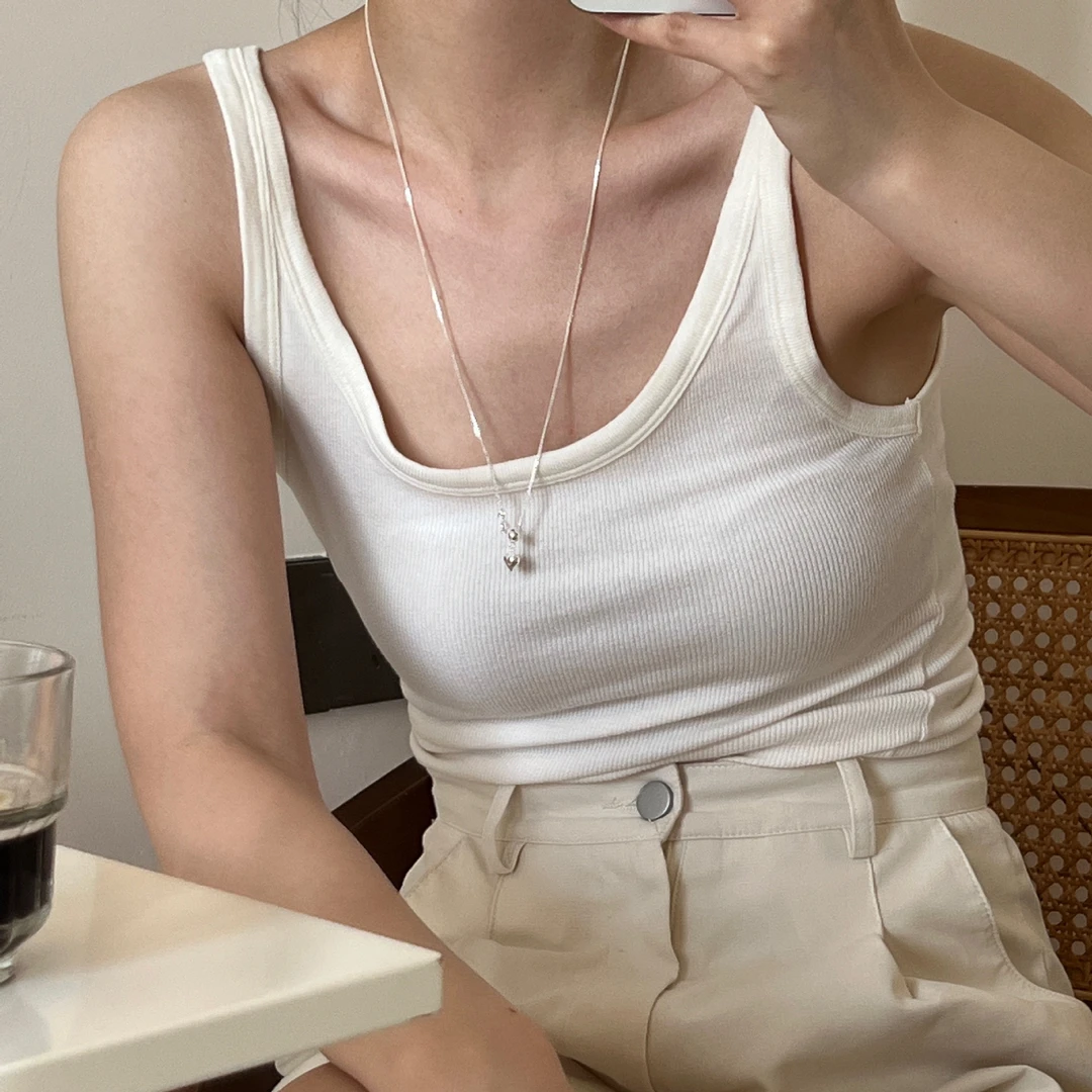 坠链均925银 1038抽拉肖邦链项链choker可调节毛衣链颈链气质百搭