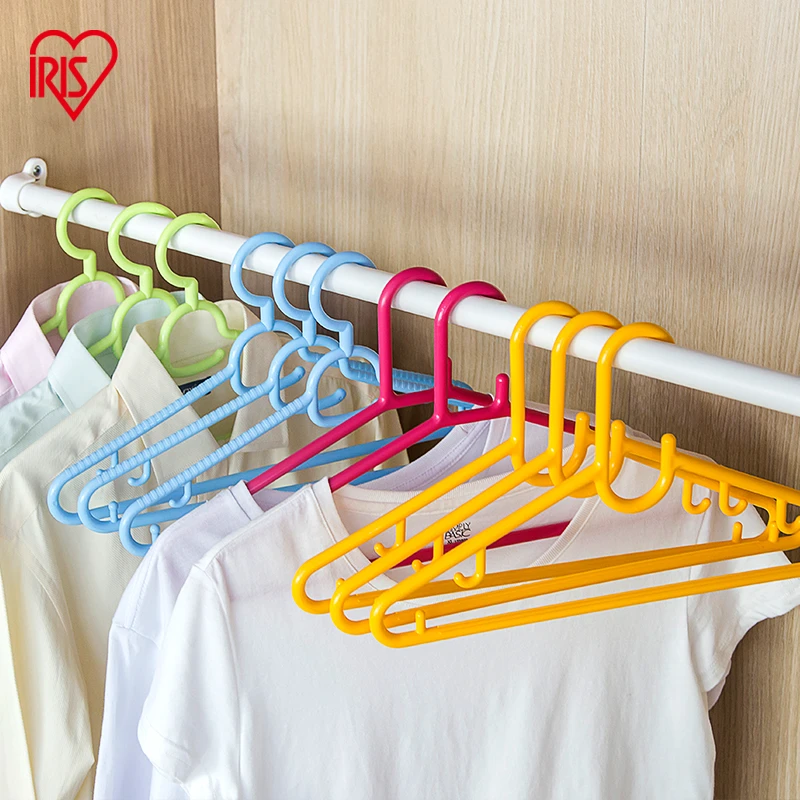 爱丽思家用塑料晾衣服架子防滑多功能衣架衣撑撑子晾晒爱丽丝