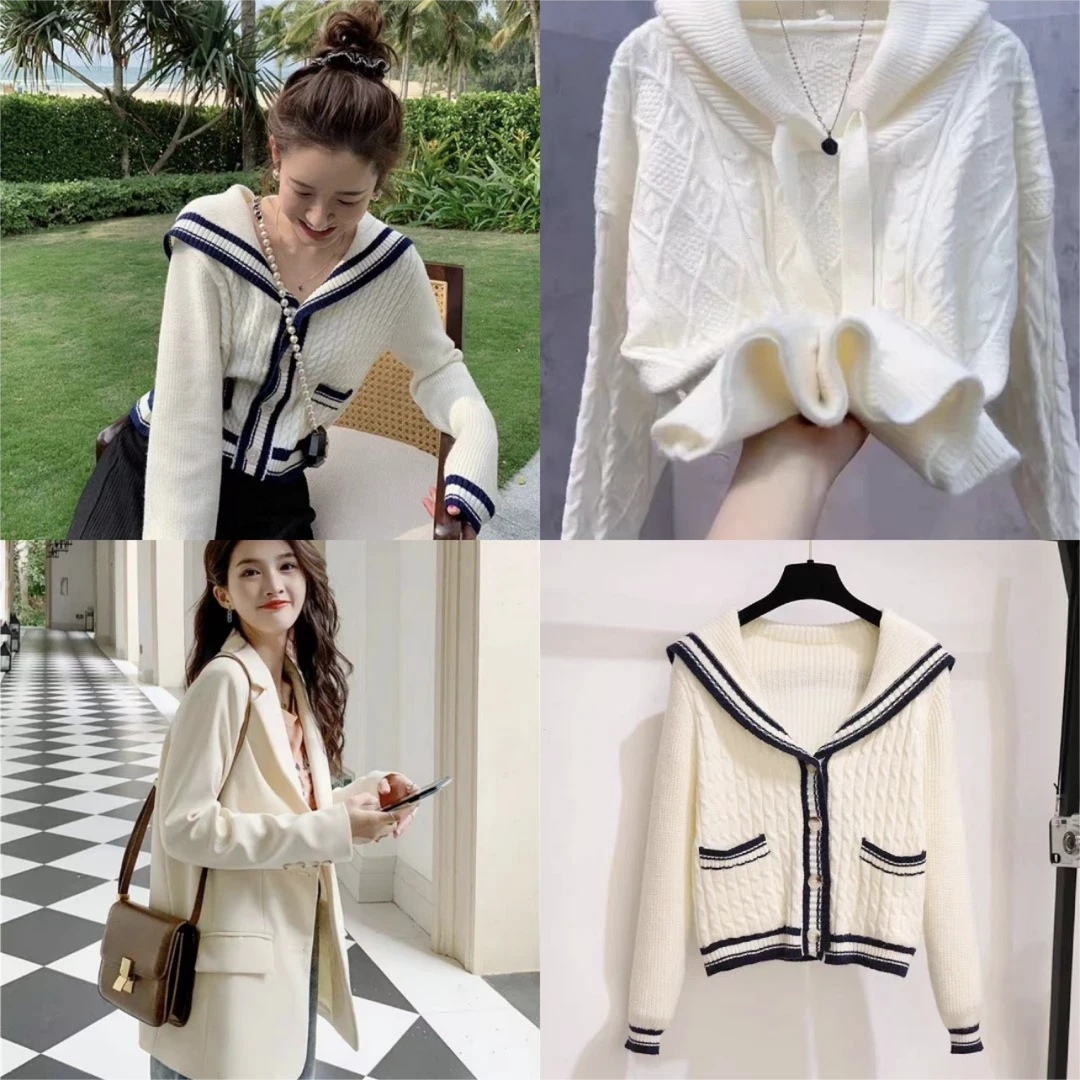 【151-160】可盐可甜小众女装毛衣针织衫