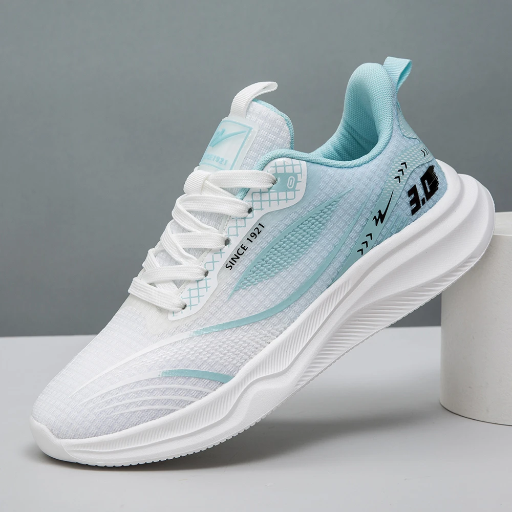 Shuangxing/双星爆款夏季透气轻便跑步男女情侣百搭软底潮鞋学生