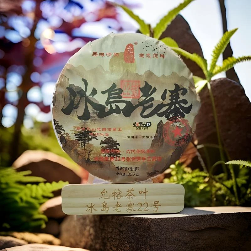 YUNRONG/允榕冰岛老寨 2021  2024年头春古树 浓郁 357克饼茶