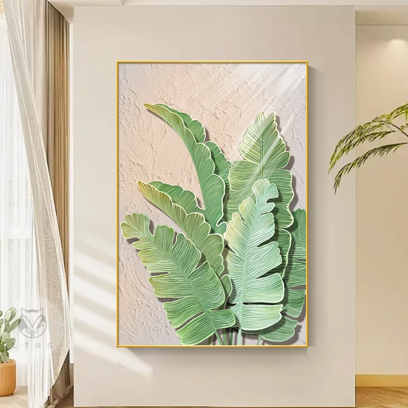 家大业大奶油风玄关装饰画入户正对门过道挂画客厅沙发背景墙壁画