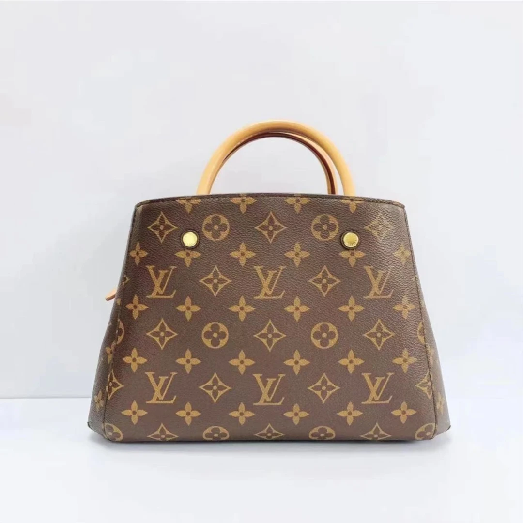 95新 LouisVuitton/路易威登 95新LV蒙田手提包斜挎包单肩包