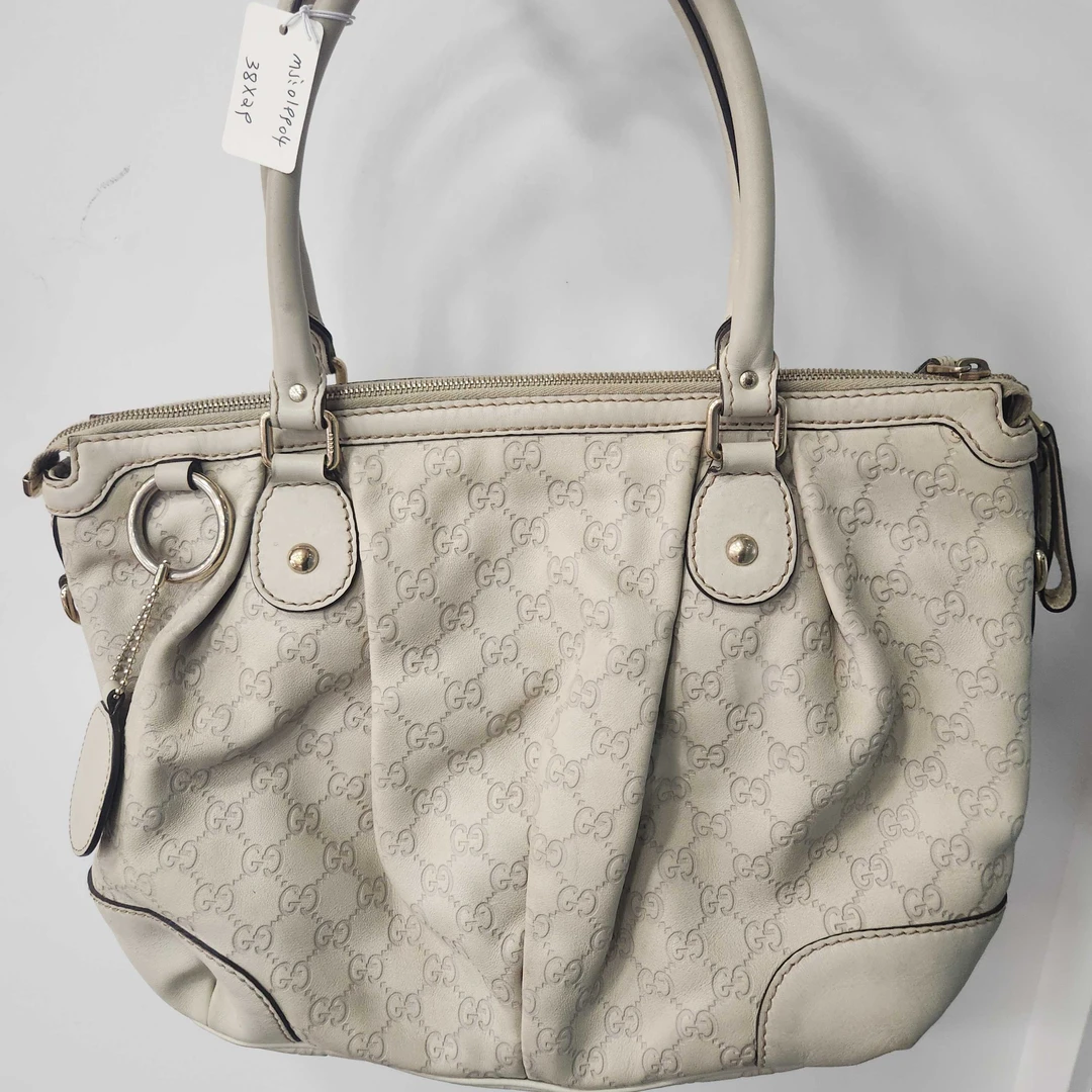 95新 GUCCI/古驰 古驰/GUCCI单肩包老花带皮牌/00357