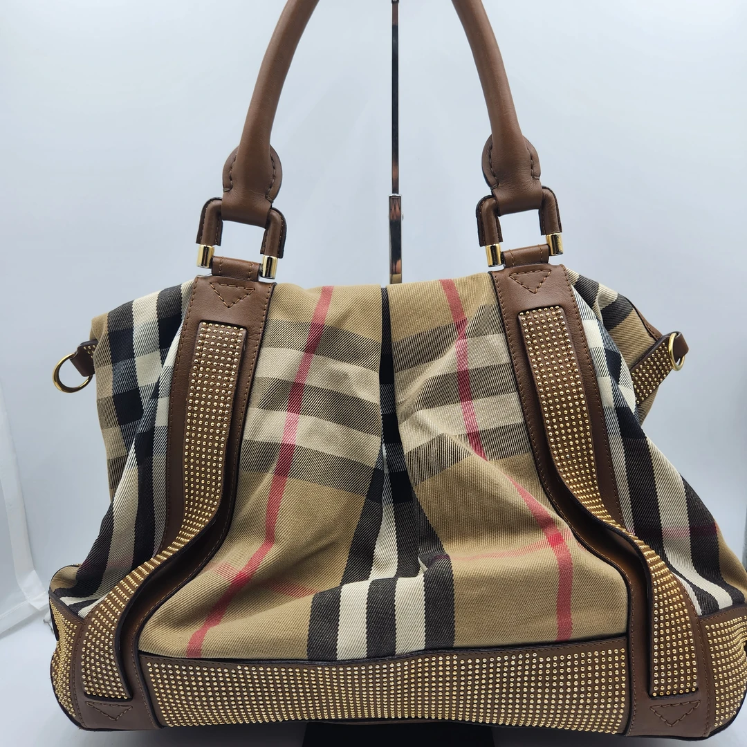 95新 BURBERRY/博柏利 巴宝莉托特包/00606
