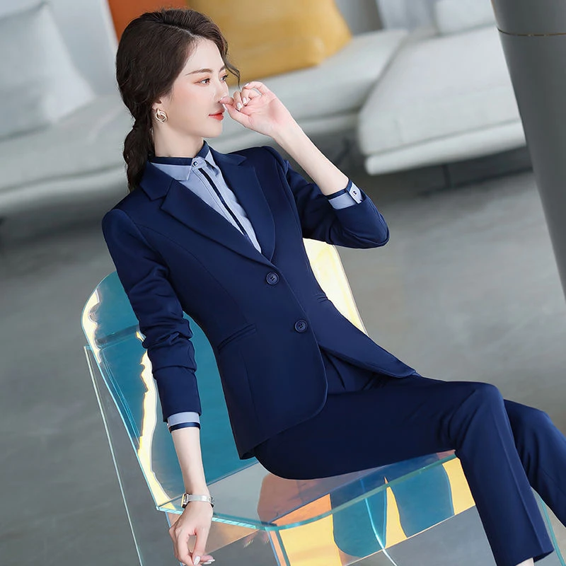 职业装小西装外套女时尚修身女大学生面试西服外套正装气质工作服