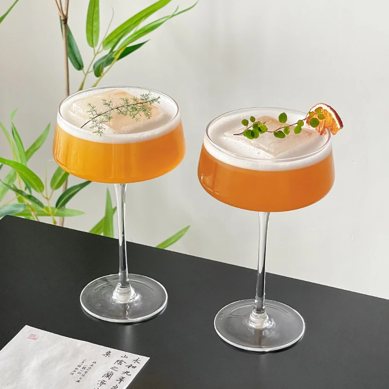 个性简约酒杯高脚杯塔杯鸡尾酒杯马天尼杯果酒杯女士特调杯冷饮杯