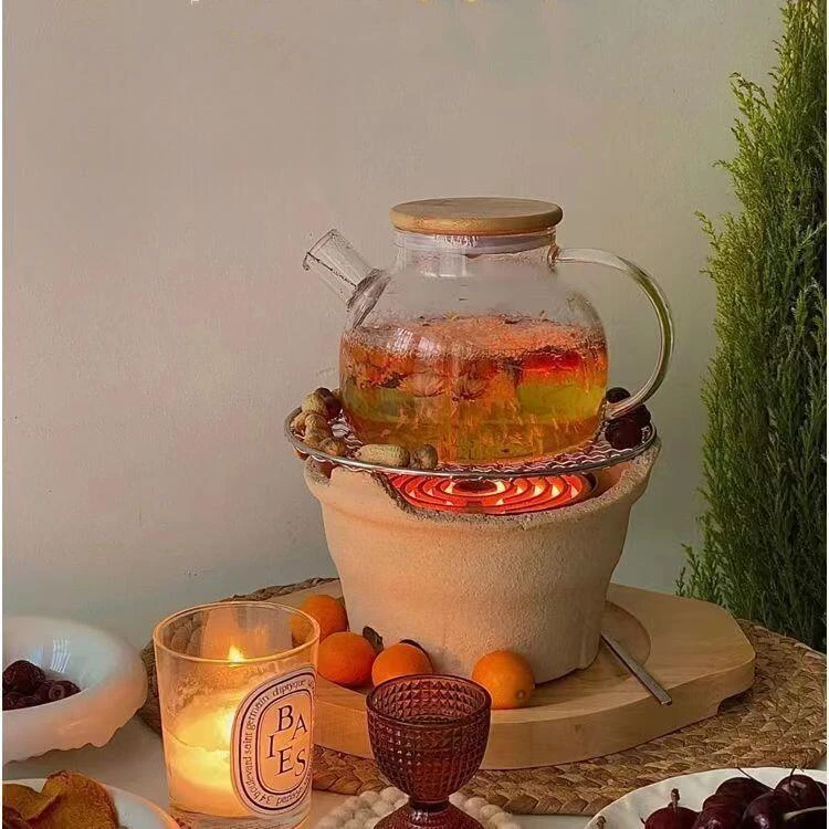 简约耐高温煮茶壶冰糖雪梨可明火泡茶壶热红酒壶冷水壶水果花茶壶