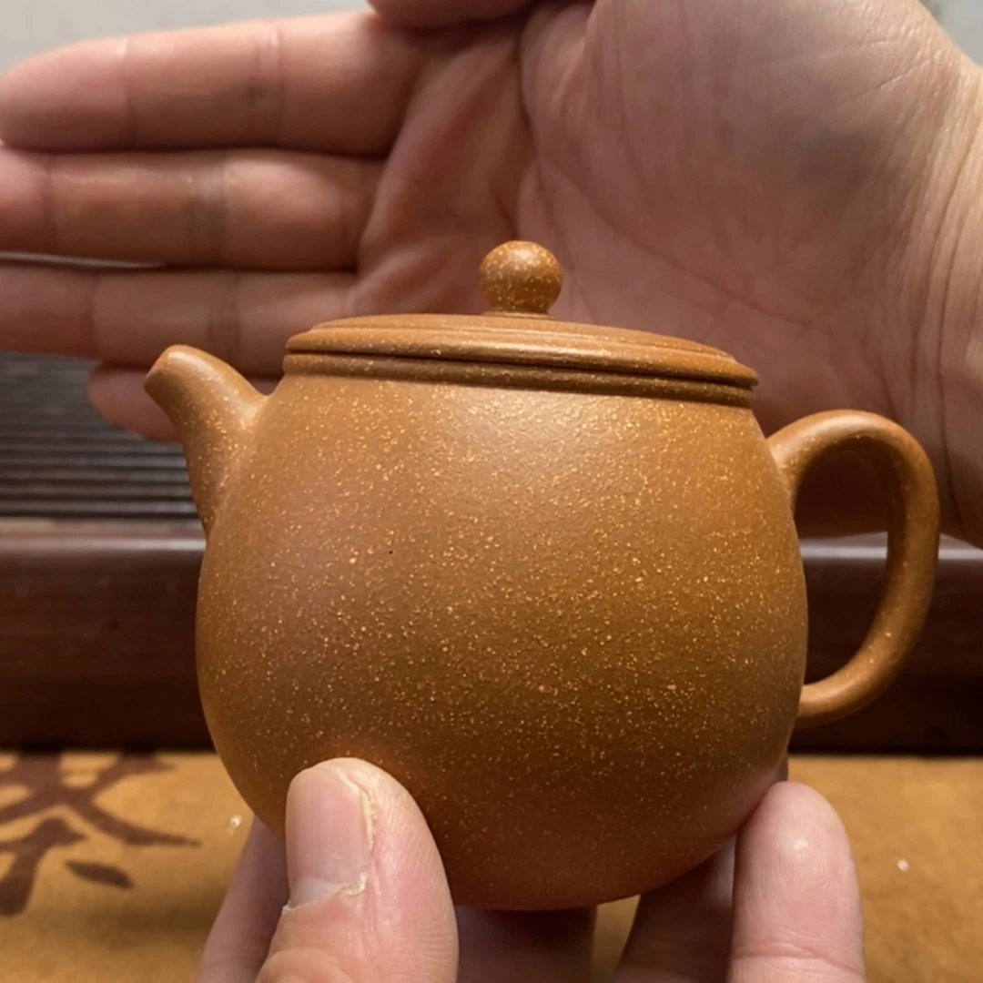 【闪购商品】紫砂茶壶米库150cc黄降坡