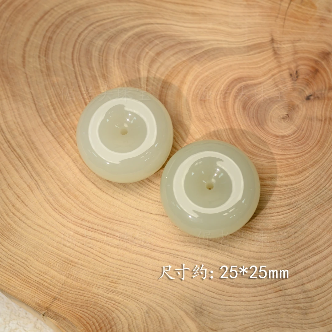 【倔老头工厂】和田玉平安扣吊坠 尺寸约25mm 厚款多样性发一