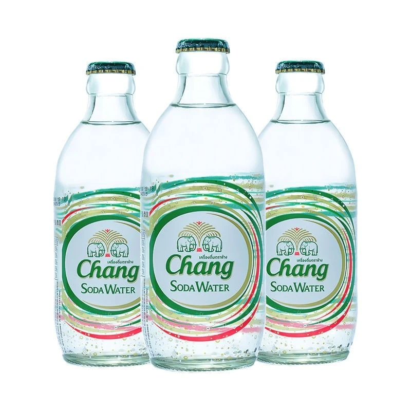 泰象苏打水0糖大象苏打水325ml*6/12瓶象牌气泡水原味泰式气泡水