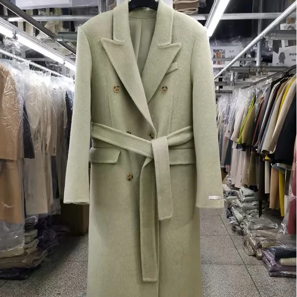 韩系气质双面大衣时尚简约百搭外套