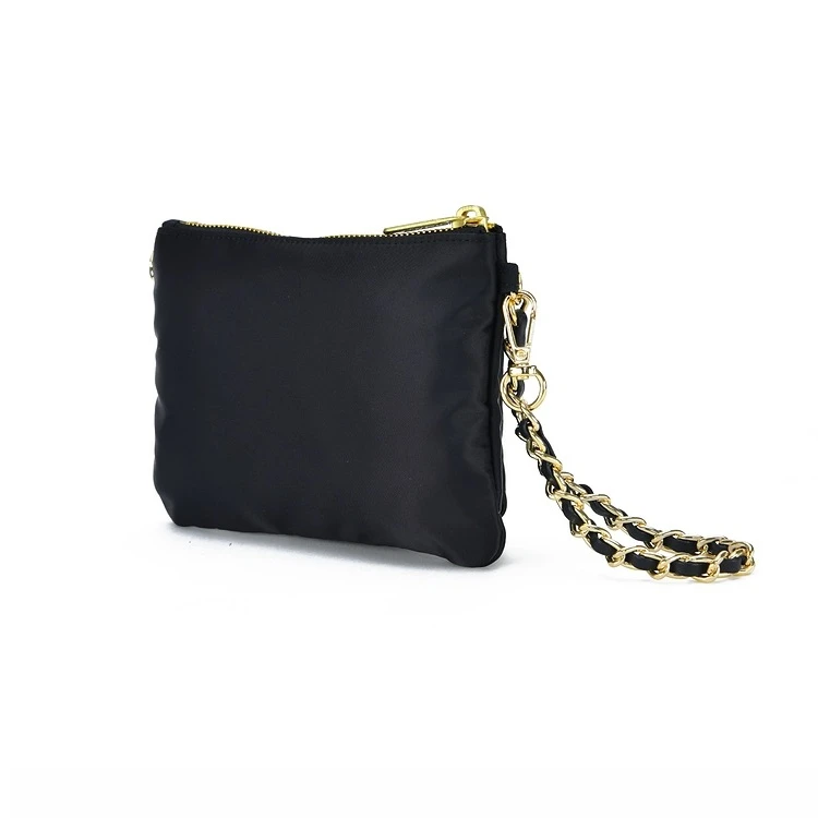 F65 新款黑金链系列潮流手拿包迷你手拎包黑色