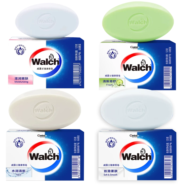 威露士健康香皂清新青柠水润嫩肤丝滑柔肤125g4块家用沐浴洗手皂