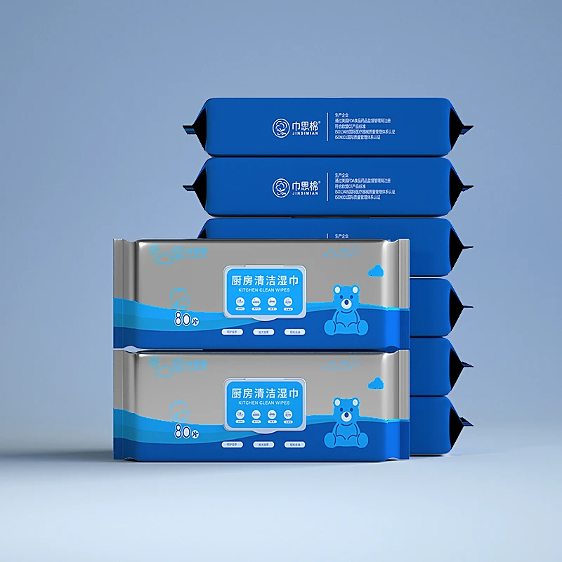 清洁卫生去油污抹布一次性厨房湿巾擦油烟机大尺寸