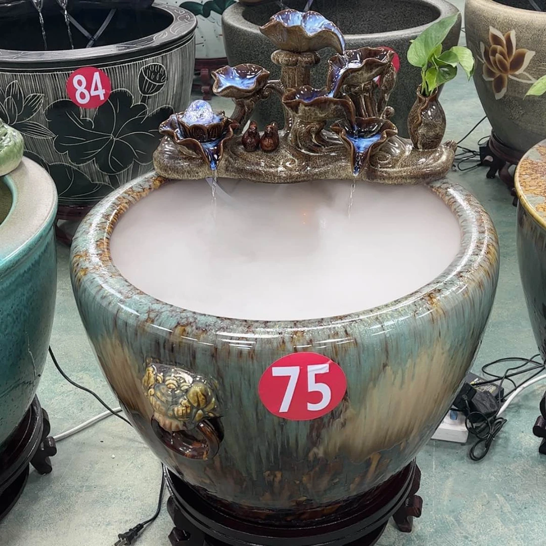 【闪购商品】陶瓷缸欧****门直径73