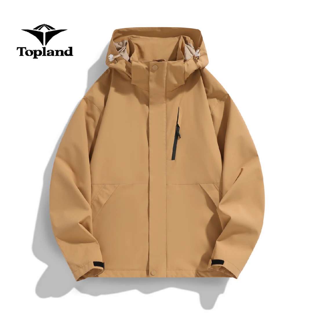 Topland/天坡伦秋冬保暖防风运动潮流连帽冬季夹克外套登山服