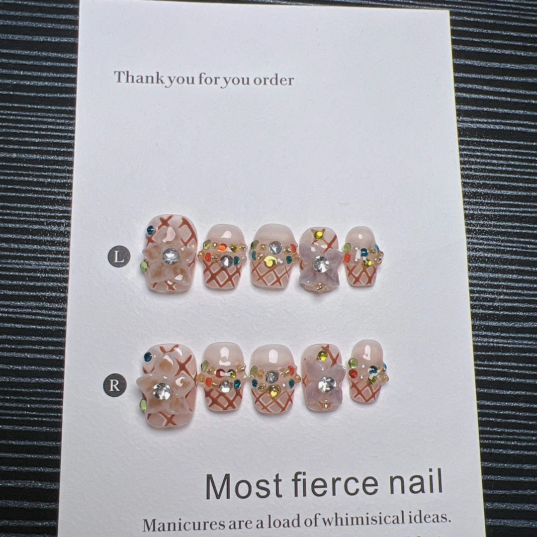 年轮~最猛指甲盖儿气质手工穿戴甲