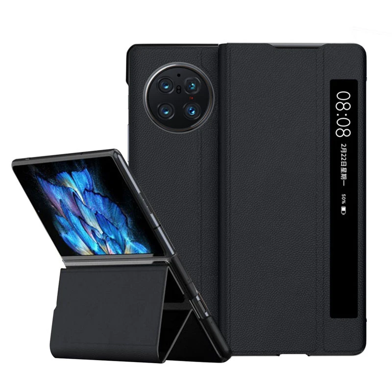 适用vivoXfold+智能视窗连体磁吸翻盖皮壳XFOLD+全包一体防摔壳