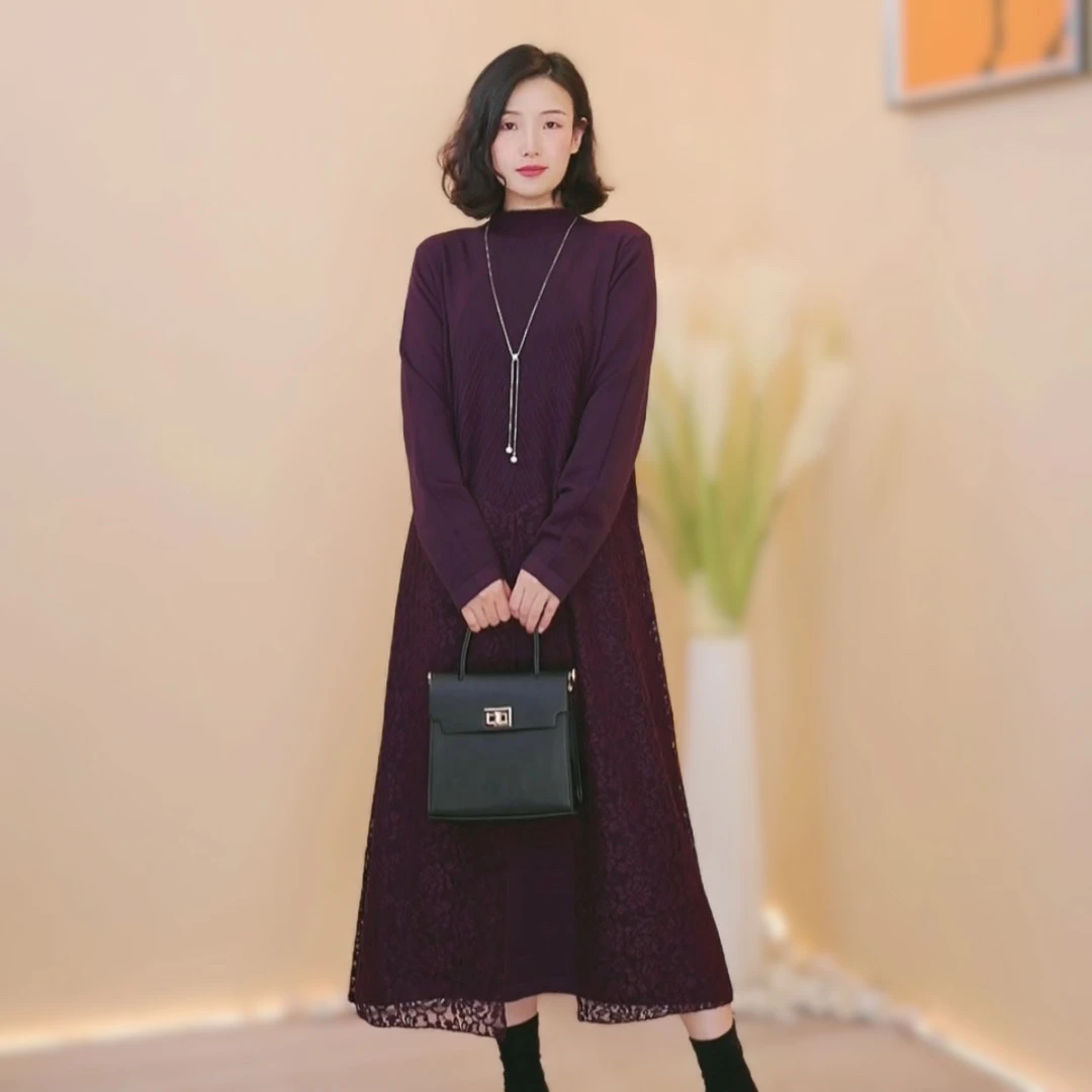 【X681】2024年秋季新款时尚百搭连衣裙