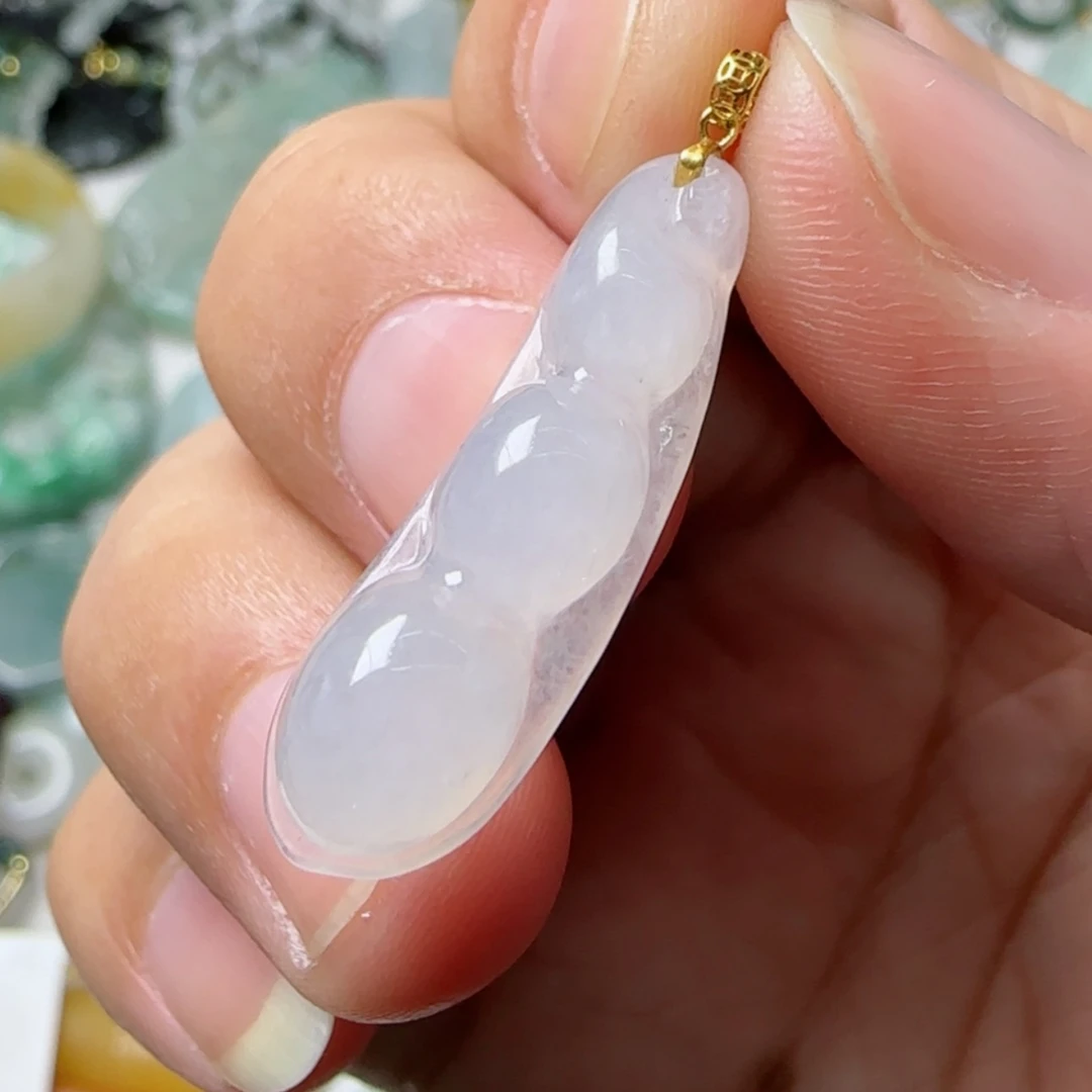 【闪购商品】翡翠颈饰18K金镶嵌