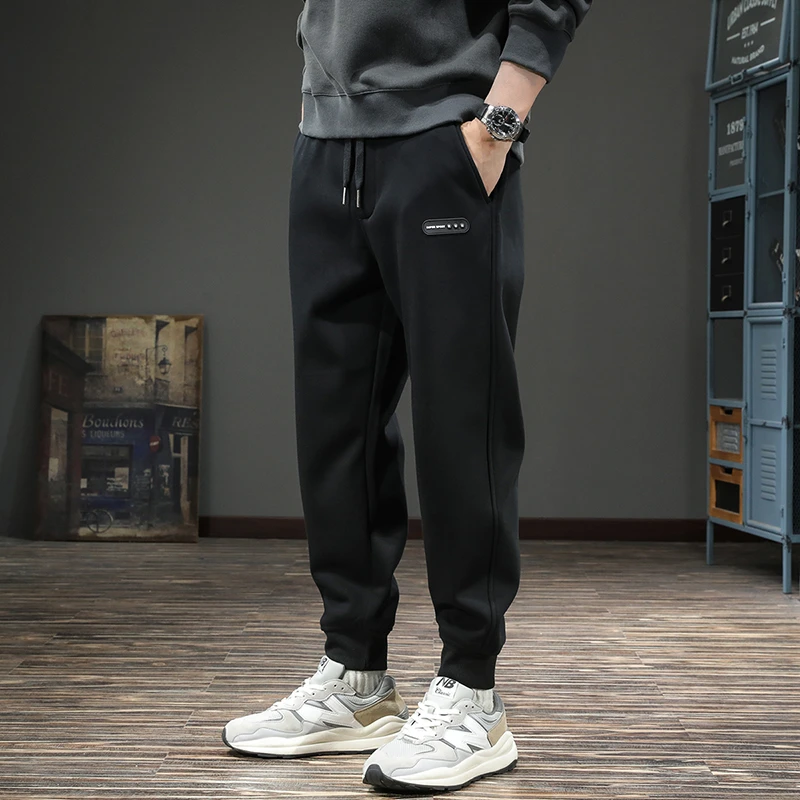 LEIGHZ/雷茨秋季新款2024运动休闲裤男潮牌大码秋冬哈伦裤男士