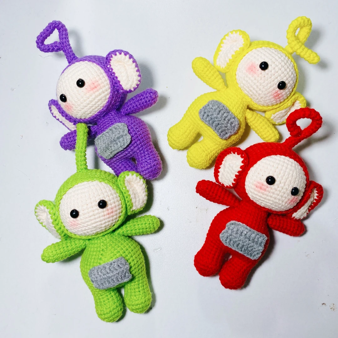 手工定制毛线钩织玩偶天线宝宝毛线钩织成品材料包创意礼物