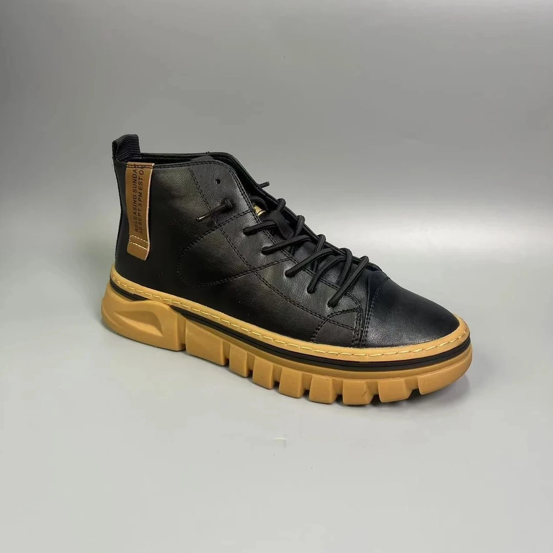 14-3（2087M）秋冬牛皮棉鞋舒适休闲透气男鞋