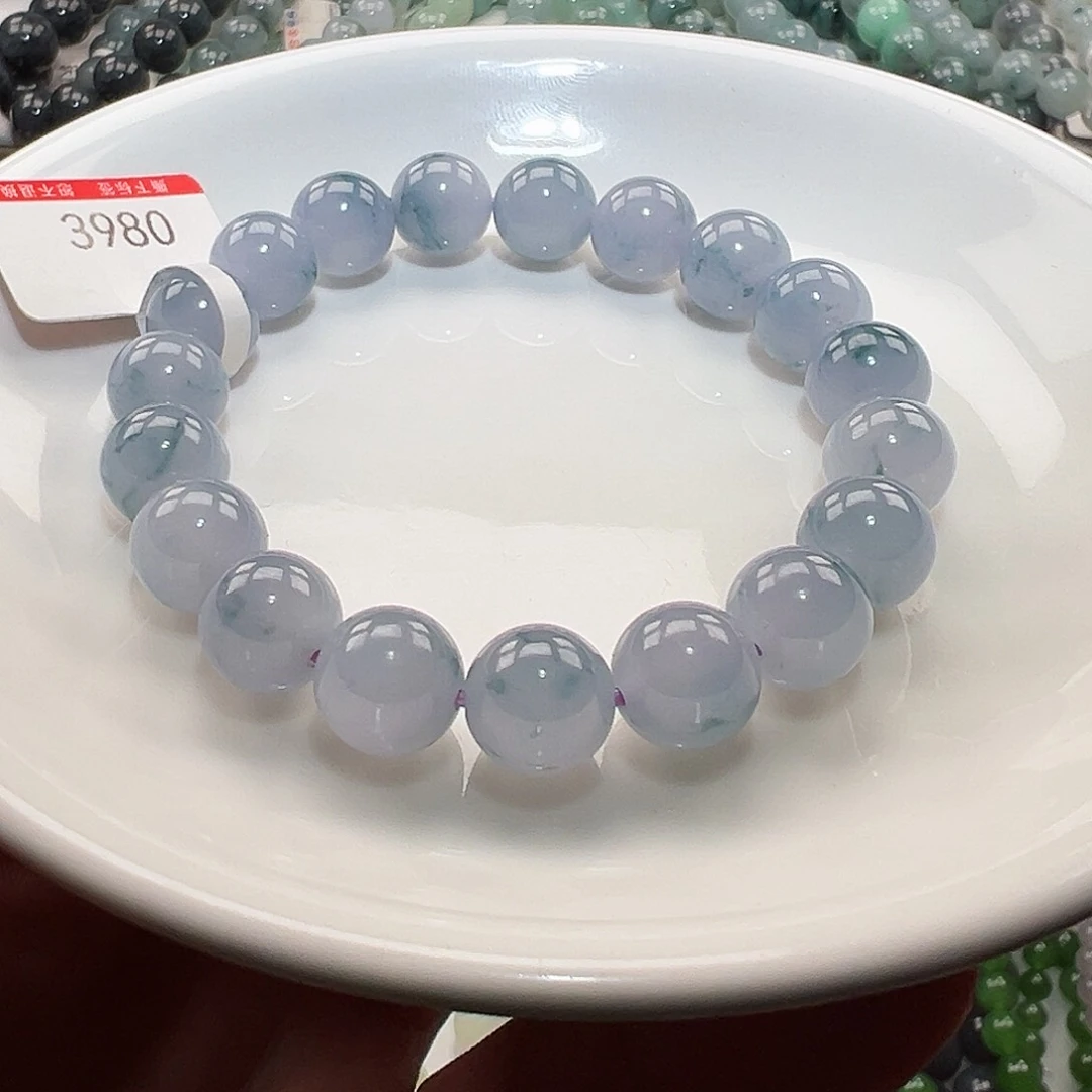 翡翠手链未镶嵌天然翡翠