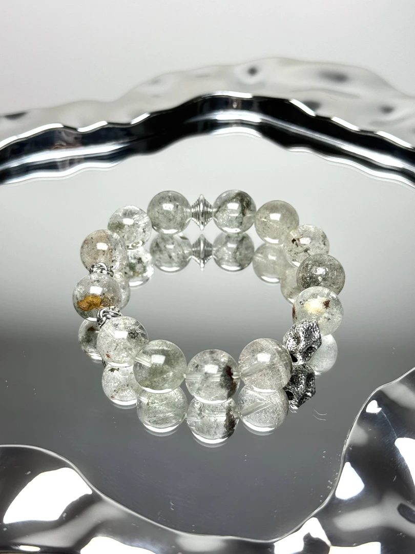 【壹些手作】A12 水晶手串 合金配件未镶嵌 多样性发其一 颜色微差