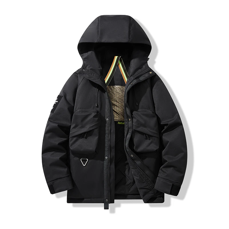 【李晨nic专属】户外休闲冬季外套男女同款工装大口袋机能棉服上衣