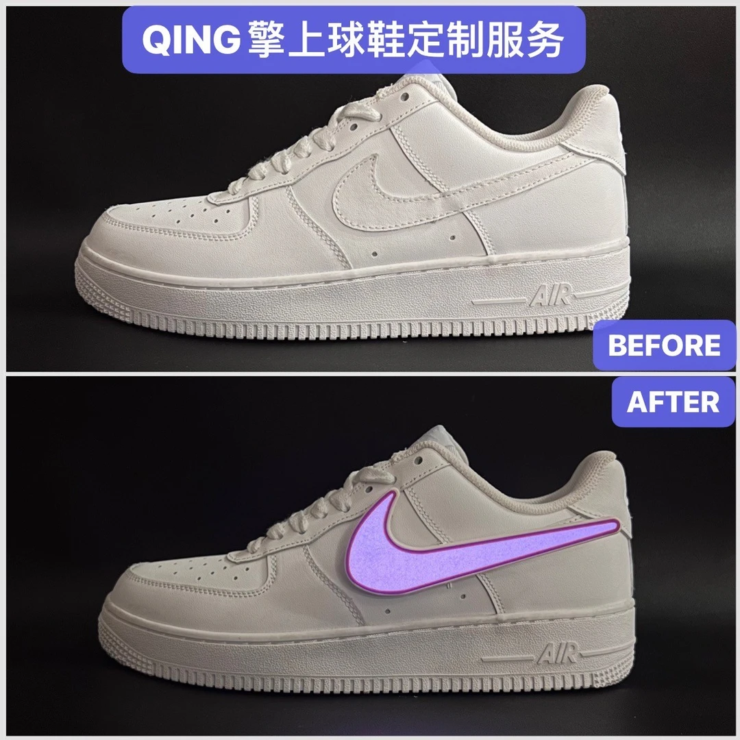 赛博朋克 球鞋定制选配发光片 科技  回到未来 Cyber Punk 时尚