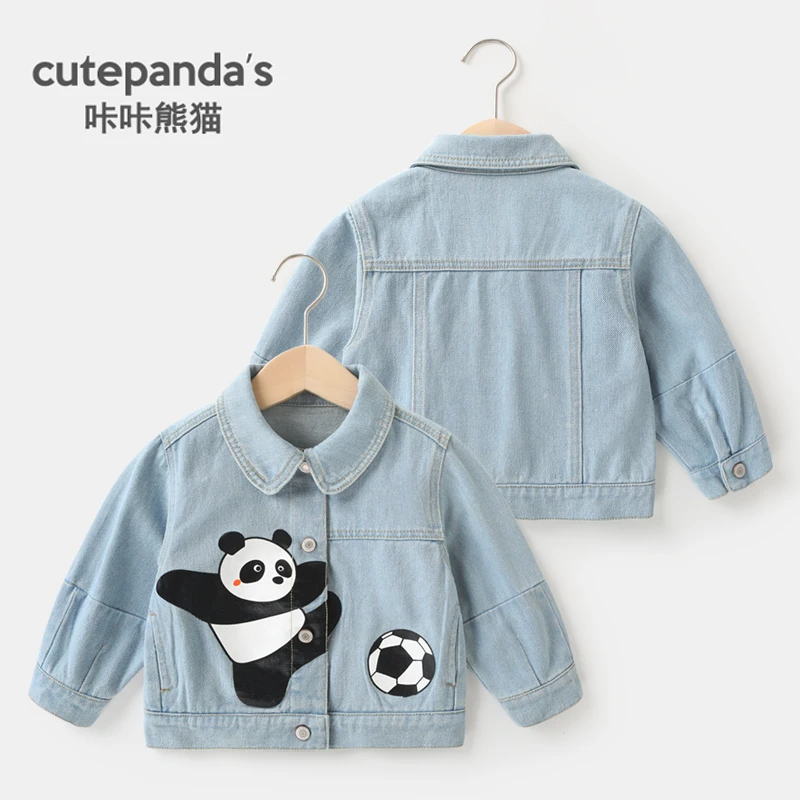【现货】婴儿衣服休闲牛仔外套秋装春秋男童女宝宝上衣洋气Y8369