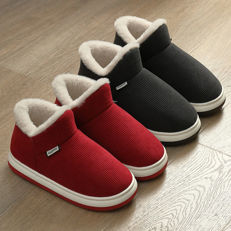 中老年老式棉拖鞋冬季加绒加厚2025新款爆款保暖防滑爸爸高帮棉鞋