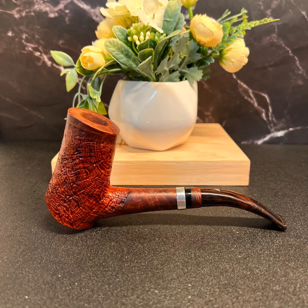 意大利维布拉蒂喷砂烟斗石楠木烟斗3mm石楠木烟具手工烟斗