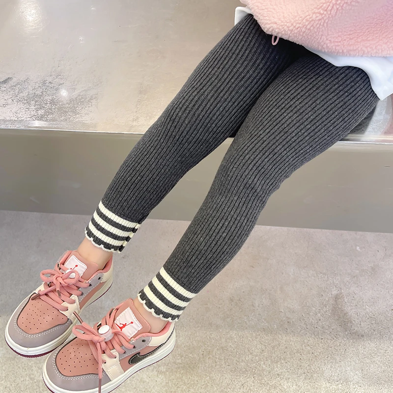 97062女童加绒打底裤秋冬儿童装冬款冬季女宝宝加厚款裤子冬装