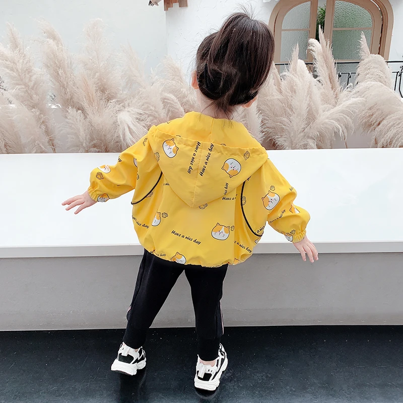91798女宝宝外套洋气秋冬2儿童装风衣上衣小童秋冬夹克女童秋装