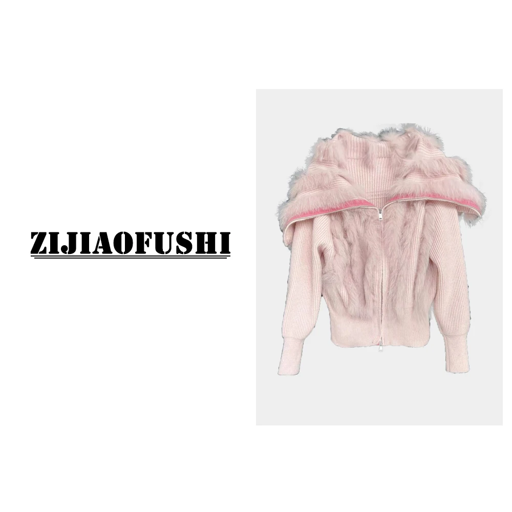 【彭彭echo专属】紫娇服饰 GGYKL-8037 时尚毛针织衫3