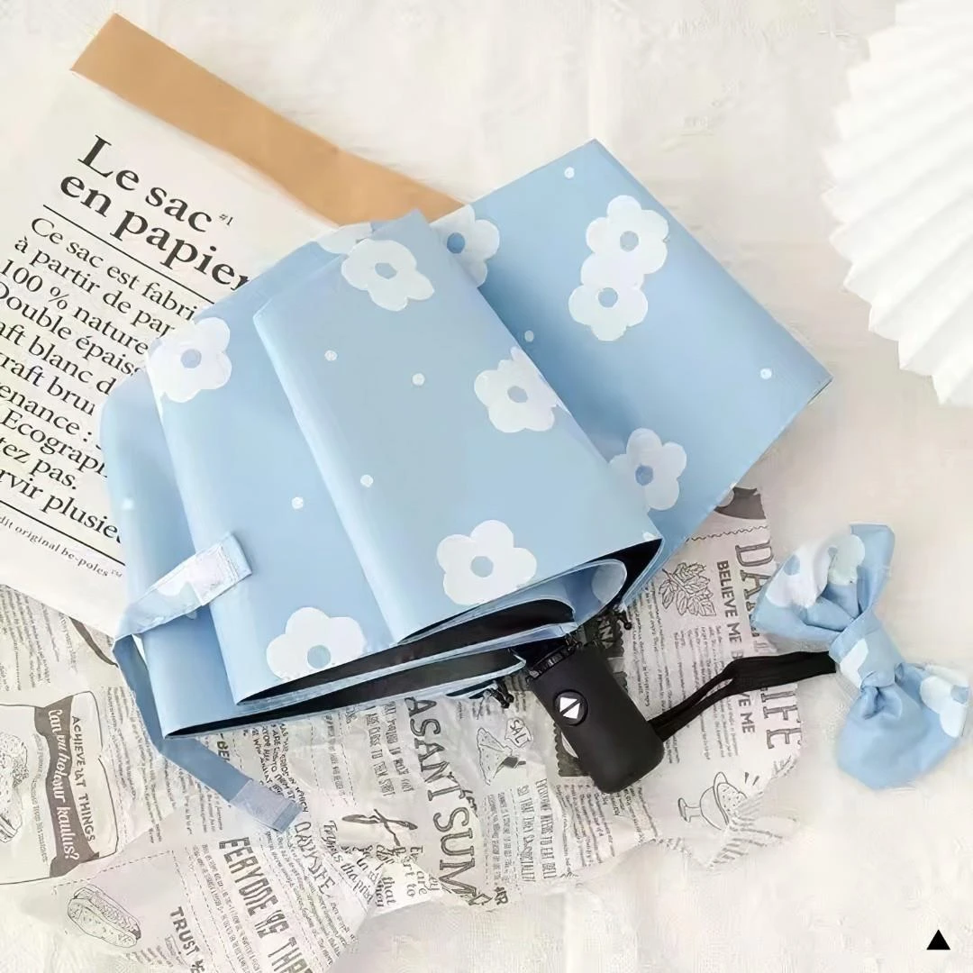 雨伞网红爆款2024新款小巧便携防紫外线晴雨两用学生专用伞