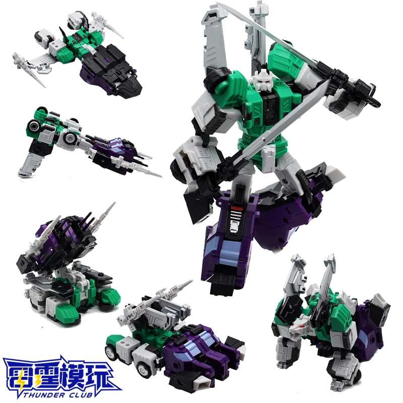 MFT MF-27G绿色六面兽小比例口袋变形玩具机甲迷成品模型雷霆模玩