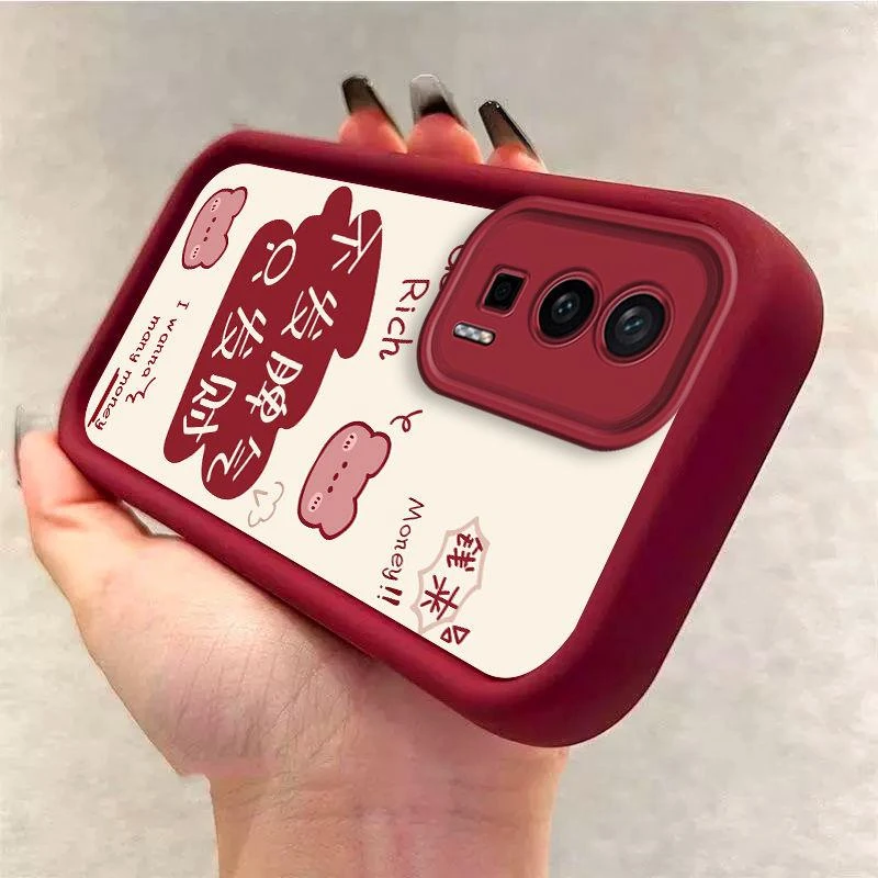 红米k60手机壳23013RK75C女文字软胶男天眼阶梯全包边防摔简约潮