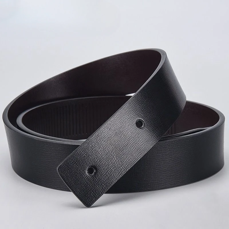 无牙皮带 不带头腰带 自动扣无头带条   无扣皮条 无牙自动扣皮条