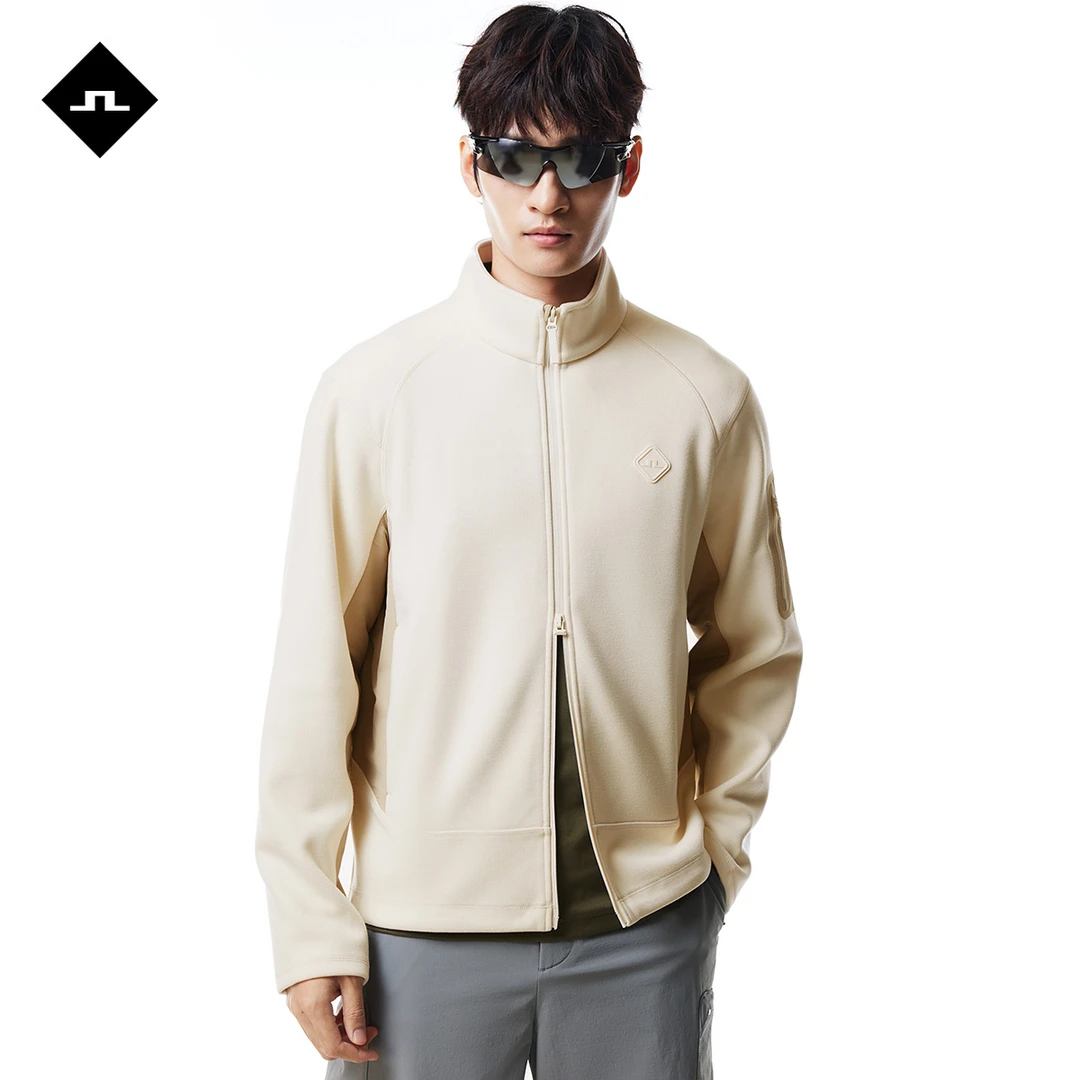 J.LINDEBERG金林德伯格男士新款高弹柔软时尚立领针织休闲男外套