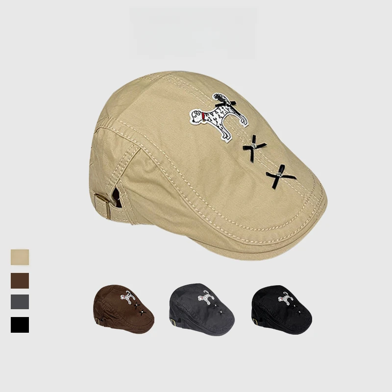 小狗前进帽y2k时尚休闲百搭显脸小前进帽女户外潮流日系反戴