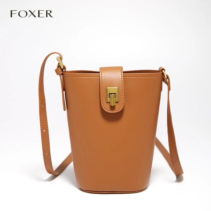 FOXER/金狐狸时尚百搭斜挎包单肩手机包休闲女士小众潮流小肩包女