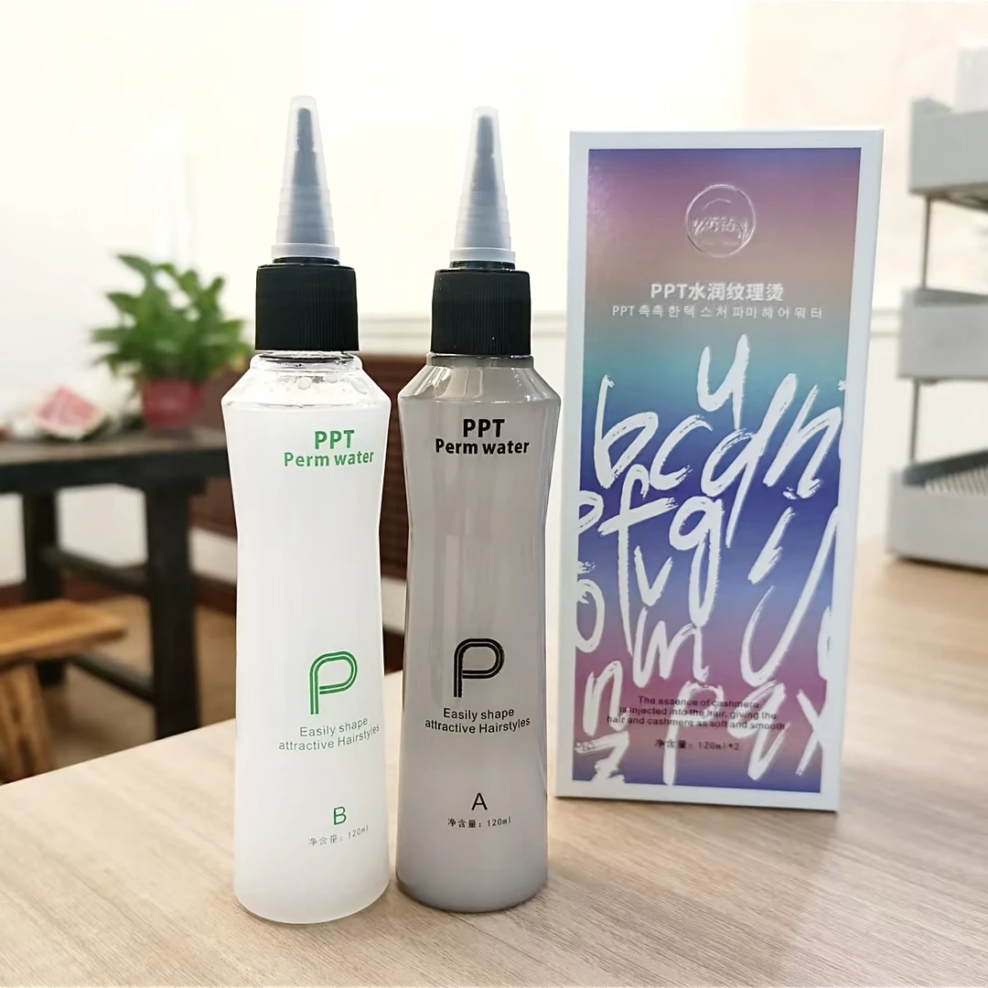 冷烫液膏状水状纹理烫发清香不伤发理发店专用