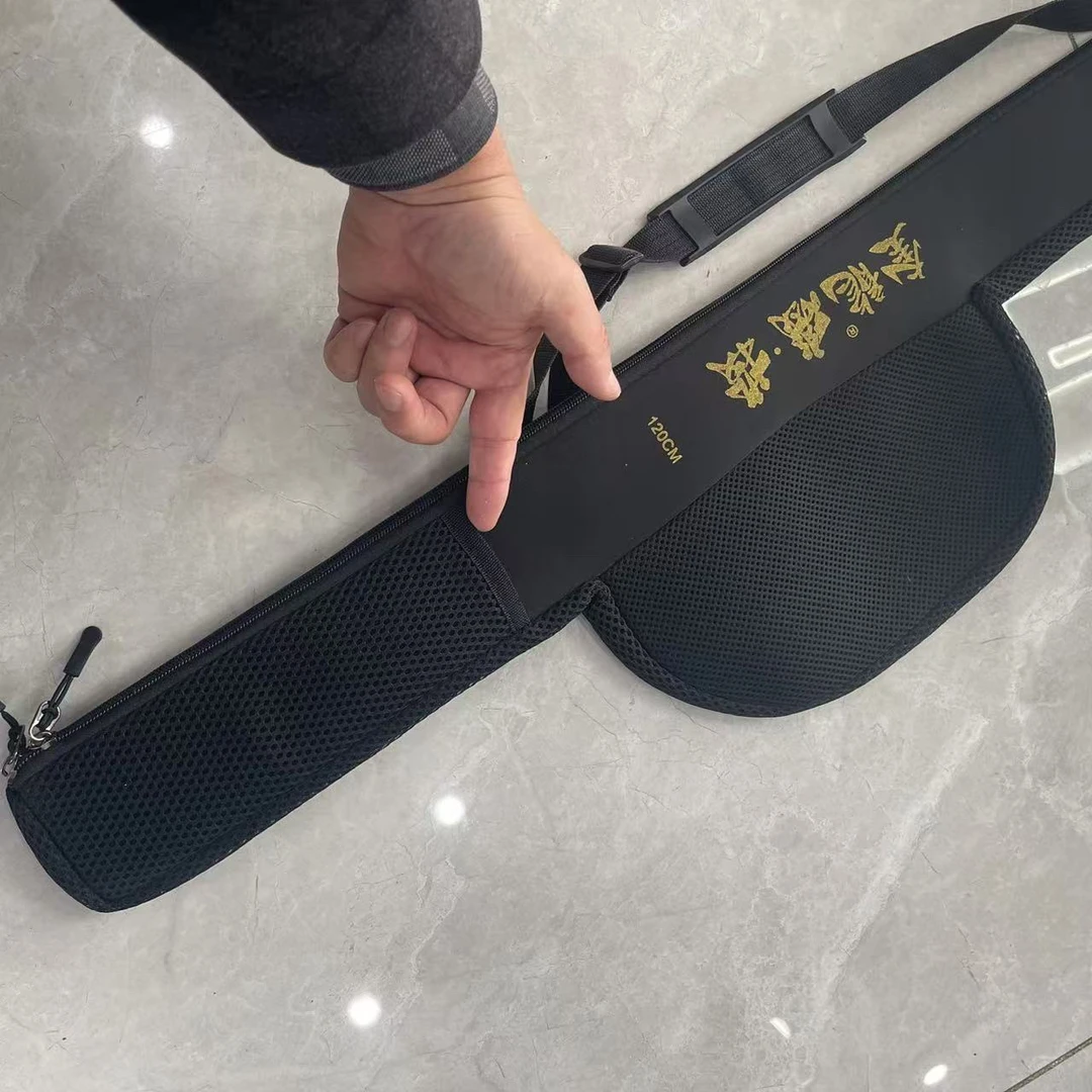 新款内外两用路亚矶竿大肚软包多功能免拆轮便携加厚透气矶竿包