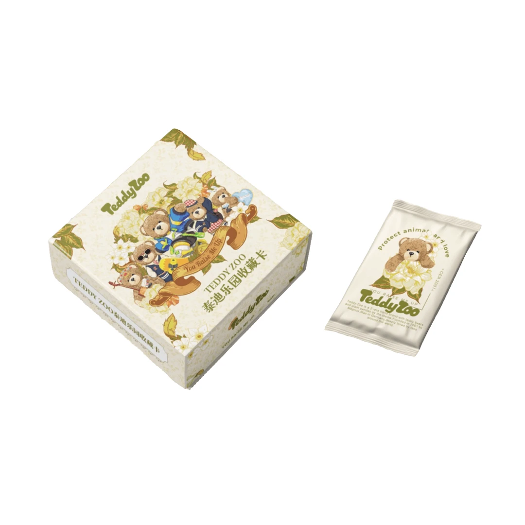 【推推】Teddy zoo《泰迪乐园》夏日缤纷 系列限量收藏卡牌盲盒