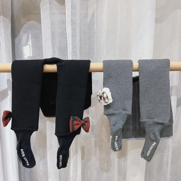 冬季宝宝打底裤 1条加绒加厚点胶连裤袜